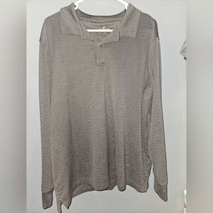 Outdoor Life Mens Long Sleeve Polo Shirt Size xl